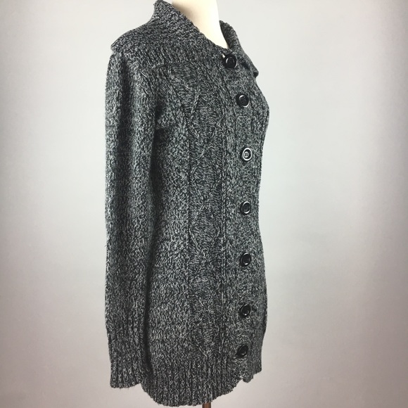 Forever 21 Black Gray Knit Sweater - Picture 4 of 8